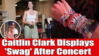 Caitlin Clark Flaunts Her Swag After Epic Eras Tour [upl. by Corty151]