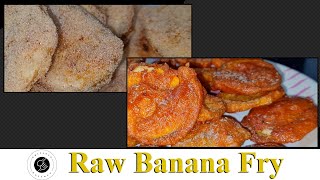 Raw Banana Fry  Easy cooking Recipes for your daily needs and references [upl. by Enimsay]