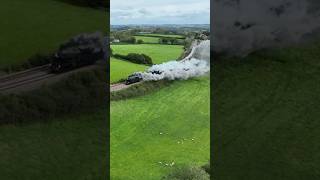 TWO CASTLES ATTACKING Rattery Bank train steamtrain shortsvideo shorts [upl. by Mastat]