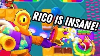 INSANE RICO PRO GAME PLAY  BRAWL BALL [upl. by Garvin903]