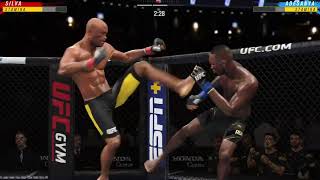 Anderson silva Vs Israel Adesanya full fight UFC4 [upl. by Ariajaj]