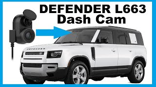 How to Install DashCam in New Land Rover Defender L663 with new Easy fit Loom Garmin Nextbase [upl. by Vanya121]