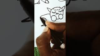 Easy drawing with Numberssimple drawing ideas for beginners short artsroom [upl. by Drol]