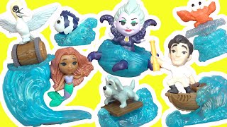 The Little Mermaid Movie 2023 Dolls Transform into McDonalds Happy Meal [upl. by Faydra]