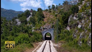 4K CABVIEW Podgorica  Niksic  Montenegro Railways  Pruga Podgorica  Nikšić [upl. by Hgielsa22]