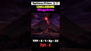 Optimus Prime 💯🗿 Challenging Megatron  tfp  s  1  episode 23 cartoons clips edits  shorts [upl. by Dinnie283]