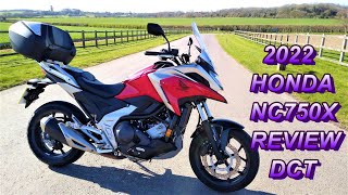 ★ 2022 HONDA NC750X REVIEW ★  DCT [upl. by Ecnaralc]