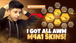 Top AWM and M4A1 Skin കിട്ടി😱 RIP 5000 Diamonds 😫 AWM X M4A1 Ring തൂത്ത് വാരിയപ്പോൾ🔥 Free Fire [upl. by Criswell]