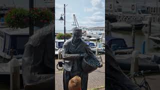 🇳🇱 Statue Volendam Netherlands TravelwithHugoF statue volendam netherlands [upl. by Ynnal427]