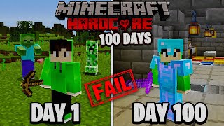 I Survived 100 Days Of Hardcore Minecraft [upl. by Annayr584]