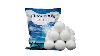 Pool Filter Balls  Polysphere Pool Filtration Balls For Supply  OEM Accepted [upl. by Niroht]