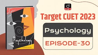 Target CUET 2023  Psychology  MCQ Test  Episode 30  Drishti CUET English [upl. by Inva23]