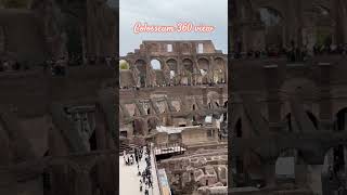 Inside Rome Colosseum 360 View colosseum 360 rome ancient history [upl. by Whitcomb]