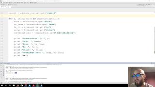 PendingConfirmed transactions  Etherscan api with python 3 tutorial 2 [upl. by Angelina356]