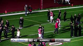 McMinnville High School vs Liberty High School Football Oct 4 2024  YamhillTodaycom and KLYC… [upl. by Dikmen]