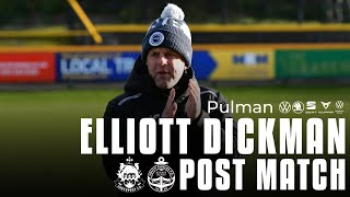 quotWe need to stop giving cheap goalsquot  ELLIOTT DICKMAN  INTERVIEW  Southport 30 South Shields FC [upl. by Sly108]