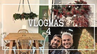 VLOGMAS 4 🎄 PASO A PASO de CORONA DE ADVIENTO 🍂 MERCADILLO de NAVIDAD MADRID ✨ Novedades en TIGER 📦 [upl. by Lomasi]