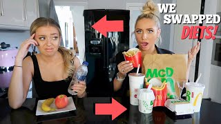 I swapped DIETS with my BESTFRIEND for 24hours ft Anastasia Kingsnorth [upl. by Alius]