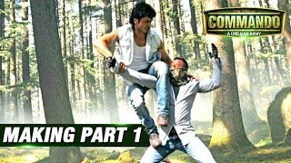 Commando  Vidyut Jamwal Dangerous Stunts  Making Part 1 [upl. by Hepzi]