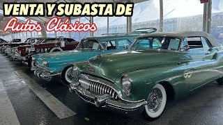 SUBASTA de autos clásicos restaurados de los años 50 [upl. by Dorren]