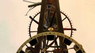 Rare Dent of London Grasshopper escapement Concorde skeleton clock for sale [upl. by Aitsirhc]