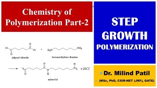 Chemistry of Polymerization Part 2  Step Growth Polymerization  UG PaathShaala [upl. by Galven169]