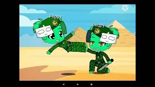 Flippy vs fliqpy gacha club [upl. by Elocim]