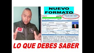 TUTORIAL HOJA DE VIDA NUEVO FORMATO [upl. by Hector]