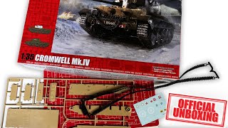 Official Unboxing Airfix  Cromwell MkIV A1373 [upl. by Narat]