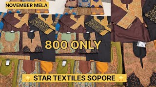 🌟 STAR TEXTILES SOPORE 🌟 750 only [upl. by Merrilee]