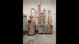 300L electric bain marie heating versatile still with two reflux columns gin basket vodka gin stills [upl. by Sigfried569]