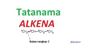 Tatanama alkena alkuna [upl. by Beverley992]