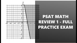 PSAT Math Review 1  Full Practice Exam [upl. by Aicenod]