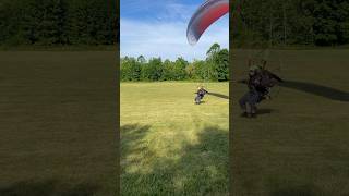 Foot dragging fun flight paramotoring ppg flight aviation action fun paramotor [upl. by Henriette]