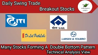 Swing Trade Breakout stocks LampT  ITI SAIL DRLALPATHLABS Share Market Technical Tamil [upl. by Ordnajela]