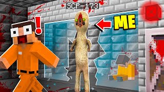 I Became Realistic SCP173 in MINECRAFT  Minecraft Trolling Video [upl. by Aicenat719]