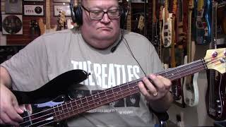 Cyndi Lauper I Drove All Night Bass Cover with Notes and Tab in Description [upl. by Behlke]