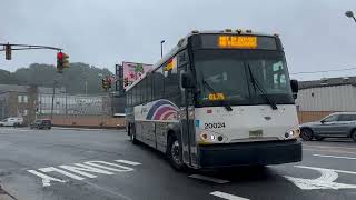 New Jersey Transit Bus Compilation in Weehawken NJ 4 [upl. by Llerdnek728]