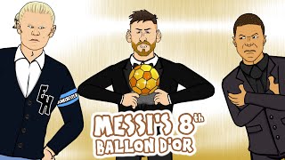 Messi wins his 8th Ballon dOr🏆🏆🏆🏆🏆🏆🏆🏆 [upl. by Ahseekat]