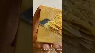 Cutting very dry soap asmrsoap soapcarving oddlysatisfying [upl. by Hong]