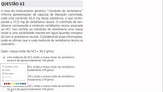 A bula do medicamento genérico “cloridrato de venlafaxina” informa presentações de cápsulas de [upl. by Clauddetta]