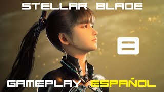 STELLAR BLADE  Gameplay 8 en Español Señal Alfa y secundarias con vestido largo negro [upl. by Atimed]