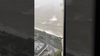 Severe winds and rainfall slam China as Super Typhoon Yagi makes landfall [upl. by Rehm120]