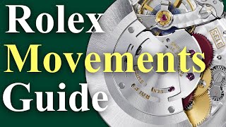 Rolex Movements  A basic knowledge course for your horology education  3135 4030 3255 9001 [upl. by Herrle]