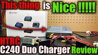 This Charger Is Awesome HTRC C240 Duo Review [upl. by Hnim]