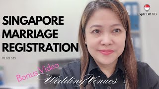 Singapore Marriage Registration [upl. by Adnawal]