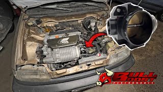 70 Throttle Body UPGRADE on 3500 SUPERCHARGER 70mm  Port [upl. by Schiffman]