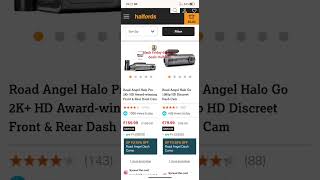 Halfords 50 discount on dash cam deals blackfriday dashcam [upl. by Avaria]