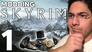 Turning Skyrim into Dark Souls  Modding Skyrim  DAY 1 [upl. by Elson]