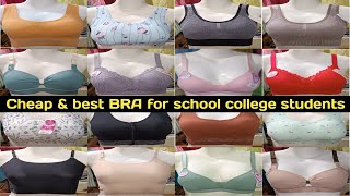 Cheap and best BRA for school amp college students  Girls inner wear design 2024 [upl. by Ahtanaram]